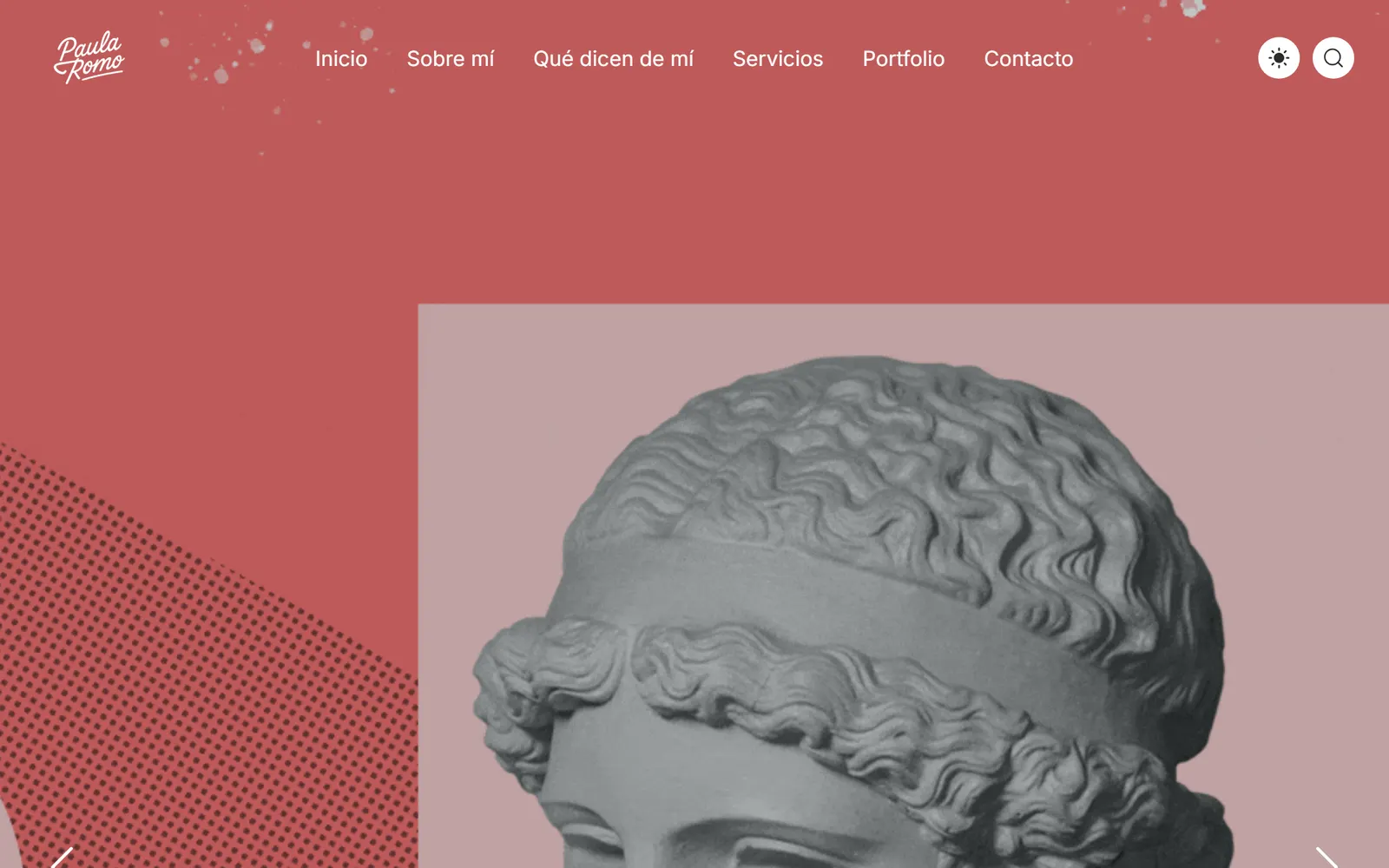 Web de Paula Romo